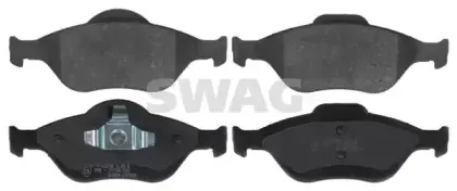 Комплект тормозных колодок, дисковый тормоз SWAG купить